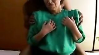 Petite Japanese Granny Takes a Massive BBC in Raw Interracial Hardcore