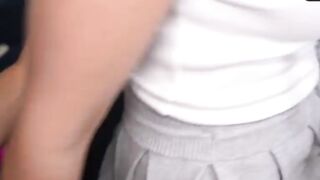 Petite 18-Year-Old college girl Cheats with Friend for Harsh Creampie