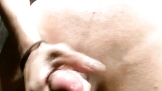 Skinny Angel Garcia Hacks His Thick Uncut Dick