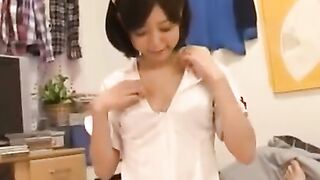 Japanese Hot Girl with Amazing Ass Plays with Boyfriend