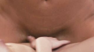 Ameena Green & Scarlette Moon: Interracial Lesbian Sucking & Squirting