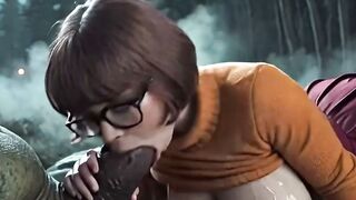 Velma and Daphne Get Wild with Monsters in AI Porn