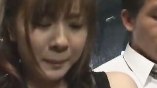 Japanese Beauty in Stockings Gets Smashed Hardcore