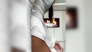 Brunette Duo Teasing and Stripping in POV