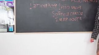 MILF Teacher Nails Students in Threesome