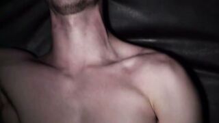 Tattooed Submissive Bound to Wall for Intense Anal Play