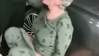 Vicki Chase Deepthroats Jeremy Brooks Cock in Parking Lot 3 Some
