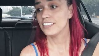 Brazilian Car Sex with Deepthroat and Blowjob