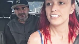 Brazilian Car Sex with Deepthroat and Blowjob