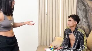 Latina With Big Bootie Rides A Massive Cock
