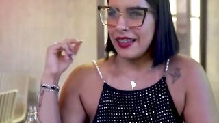 Hot Latina Mom Kylei Ellish Dominates Waiter and Stepson in Threesome