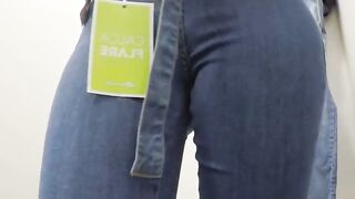 Jeans Try-On Haul: Exclusive Verified Amateurs