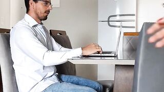Brazilian Amateur Cowgirl Pummels Her Nerdy Accounting Buddy