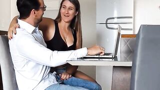 Brazilian Amateur Cowgirl Pummels Her Nerdy Accounting Buddy