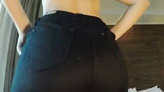 Verified Brazilian Babe's Tight Jeans Try-On Haul