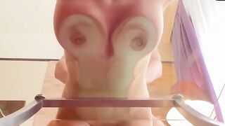Hot Russian Babe Gets Pulverized on Glass Table in Gonzo Hardcore