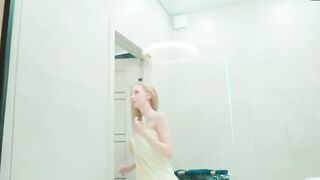 POV: Caught Peeking at My Stepsister's Shower Leads to Hardcore Blowjob and Cowgirl