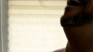 Mick Powers devours Greg Jamisons cock in the tub before riding it to a huge load