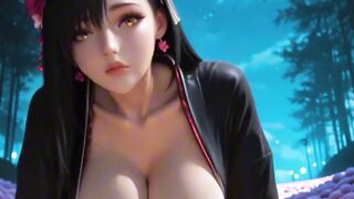 Tifa Lockhart shows huge boobs getting pounded with passion