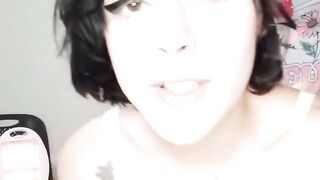 Petite Brazilian Tattoo Girl Nhaw Smoking Fetish POV Solo