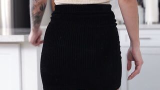 Tattooed Blonde MILF Kathryn Mae Deepthroats Big Cock Stepson