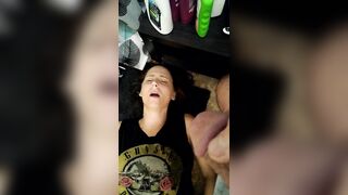 Caught my Wifey Having Fun with her Snatch on the Wc