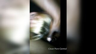 Blonde Postmates cunt with mouth Asked to Suck my Ebony Dick