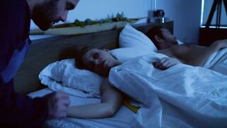 Turned On stepson sneaking into his parents room to boned his