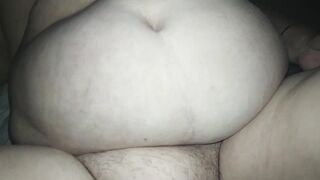Old White BBW Wifey has Epic Noisy Orgasm while getting