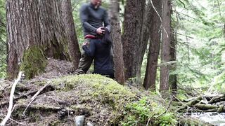Cheating Black Gf Fucking inside the Woods by Mt Rainier.