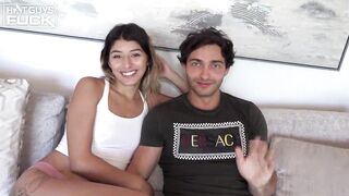 Joe Makes Hispanic Hottie Vanessa Ortiz Tap Out With His