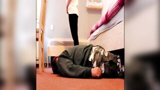 Trample Walk and Feet Bondage