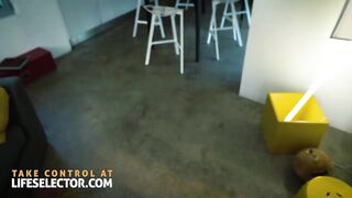 3Some fun with voyeur wifey and Hot guest