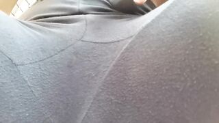 A Stunning Bae Soak Orgasm into Yoga Leggings into a