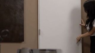 Slut secretary watches her TS boss jerking off 2