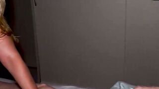 Blonde MILF Stepmom Rides Big Dick POV