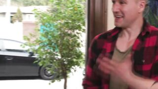 Handsome guy falls into the trap of this horny TS