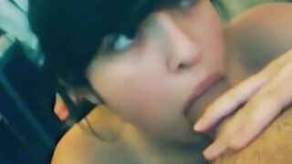 Dirty Street Prostitute From Argentina Deepthroat Blowjob POV with Facial