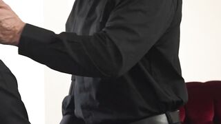 Eddie Patrick Deepthroats Reverend Max Sargents Big Uncut Cock