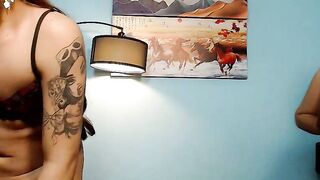 Hot Asian Shemale Group Posing Nude on Live Cam Part 6