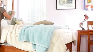 Blonde Stepmother Experiments With Stepdaughter