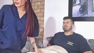 Ale Palmas takes a creampie from her patient's ginormous boobies - the best XXX!!