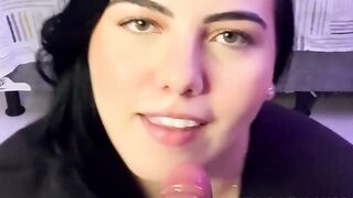 Latina Girlfriend POV Blowjob and Creampie