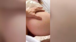 Russian Girl Takes Big Cock in Tight Pussy from Behind