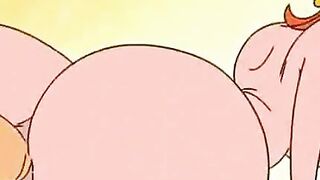 Cartoon Anal Fingering and Ass Fucking with Dildo