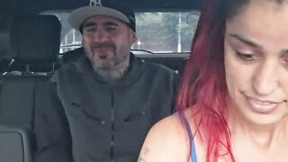 Car hump with Brazilian driver and passenger - HD porn at its best!