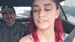 Car hump with Brazilian driver and passenger - HD porn at its best!