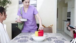 Slutty Stepsister Seduces Her Sister's Fiancé for a Creampie