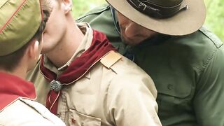 Scout James Blond Gets Caught Kissing in Woods with Scoutmaster Jay Stryker