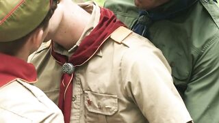 Scout James Blond Gets Caught Kissing in Woods with Scoutmaster Jay Stryker